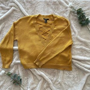 Forever 21 Mustard Yellow Sweater